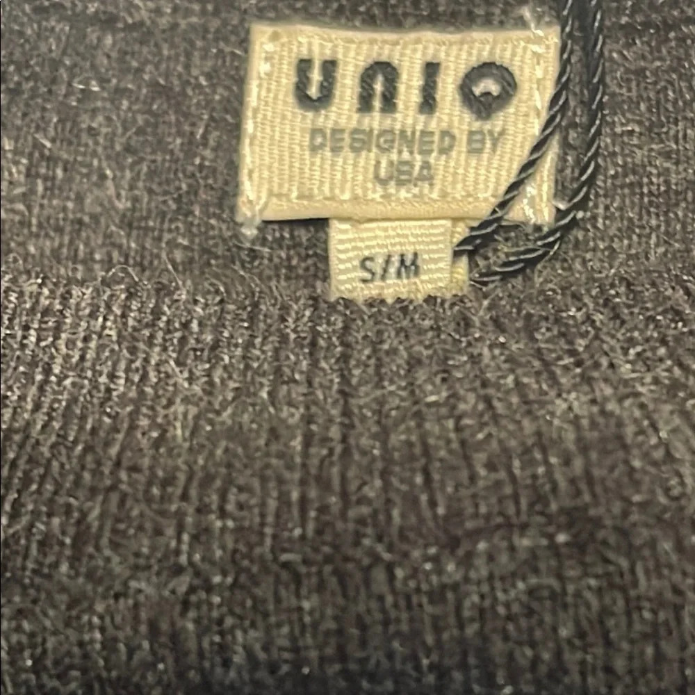 Unique Vintage Dark Gray Cowl Neck Sweater - Picture 6 of 7